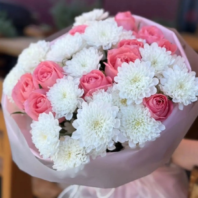 Букет цветов "Тайна несказанных слов"